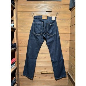 画像2: 児島ジーンズ/デニムカーゴパンツ ワイド