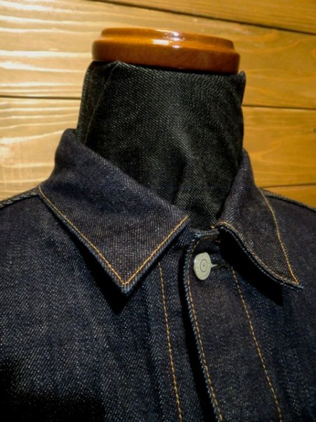 画像4: 児島ジーンズ/15oz セルビッチデニムジャケット　2ndModel (4)