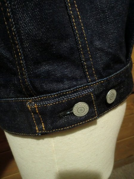 画像5: 児島ジーンズ/15oz セルビッチデニムジャケット　2ndModel (5)